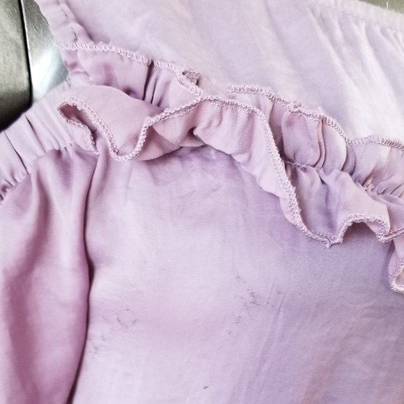 Dusty Rose Ruffle Summer Dress - Picture 4 of 6